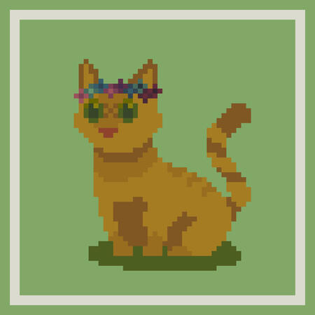 64x64 // Flower Cat